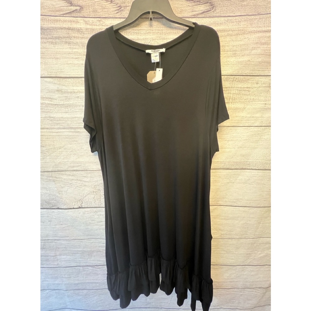 Plus size tiered dress